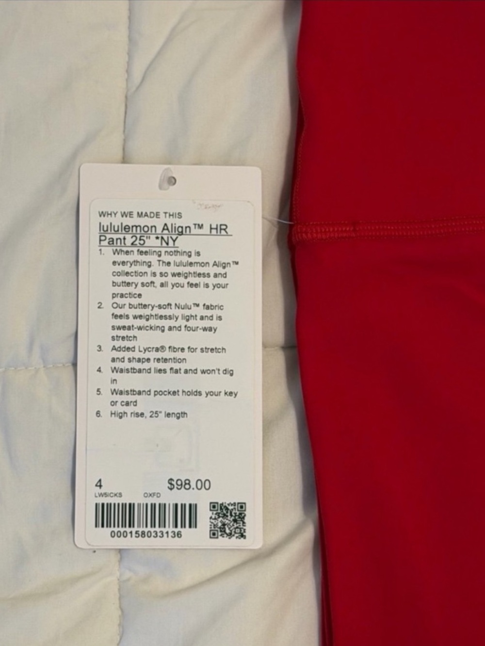 Lululemon Align High Rise Pant 25" Lunar New Year - Picture 4 of 7